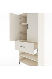 Hyperion Dolap 4 Raflı Tek Çekmeceli 2 Kapaklı 88x44x195 Aytaşı-Aytaşı