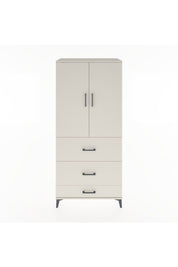 Hyperion Dolap Tek Raflı 3 Çekmeceli Tek Askılı 88x44x195 Aytaşı-Aytaşı