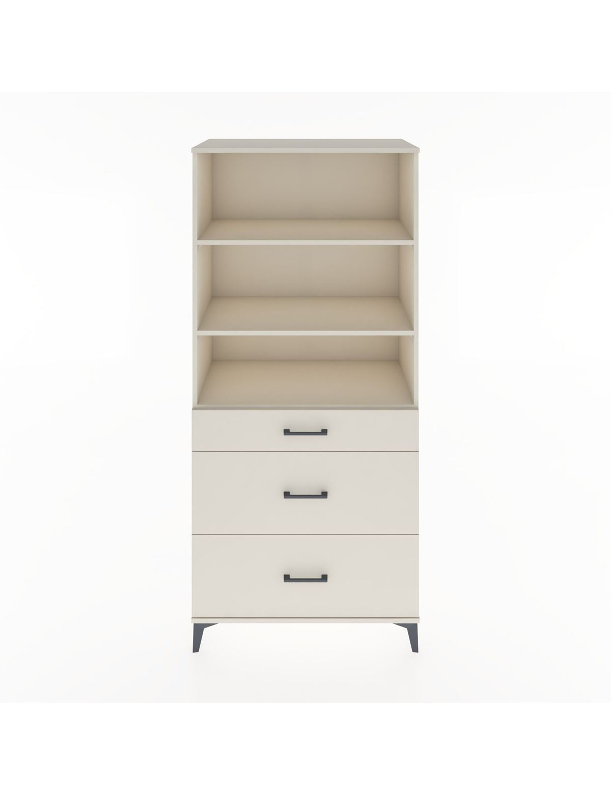 Hyperion Dolap 3 Raflı 3 Çekmeceli 88x44x195 Aytaşı-Aytaşı