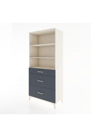 Hyperion Dolap 3 Raflı 3 Çekmeceli 88x44x195 Aytaşı-Antrasit