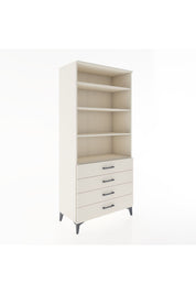 Hyperion Dolap 4 Raflı 4 Çekmeceli 88x44x195 Aytaşı-Aytaşı