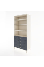 Hyperion Dolap 4 Raflı 4 Çekmeceli 88x44x195 Aytaşı-Antrasit