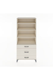 Hyperion Dolap 4 Raflı 3 Çekmeceli 88x44x195 Aytaşı-Aytaşı