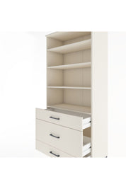 Hyperion Dolap 4 Raflı 3 Çekmeceli 88x44x195 Aytaşı-Aytaşı