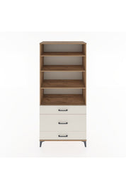 Hyperion Dolap 4 Raflı 3 Çekmeceli 88x44x195 Çam-Aytaşı