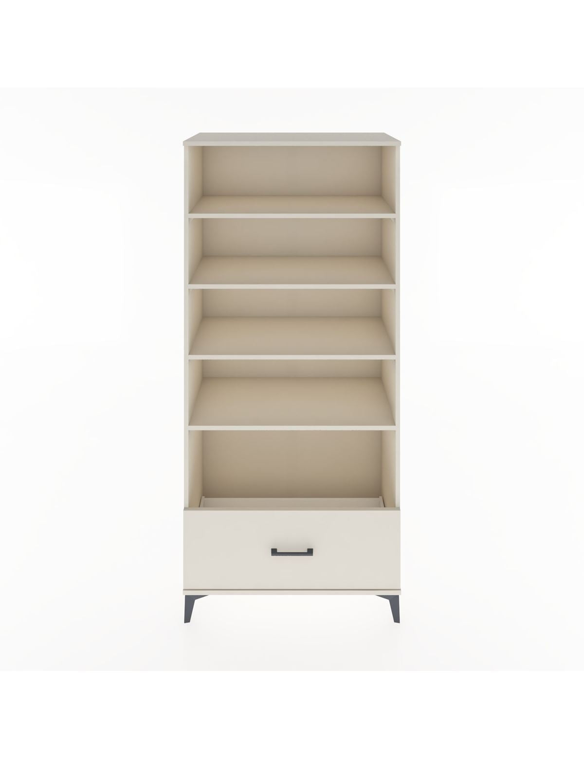 Hyperion Dolap 4 Raflı Tek Çekmeceli 88x44x195 Aytaşı-Aytaşı