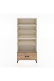 Hyperion Dolap 4 Raflı Tek Çekmeceli 88x44x195 Aytaşı-Çam