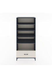 Hyperion Dolap 4 Raflı Tek Çekmeceli 88x44x195 Antrasit-Aytaşı