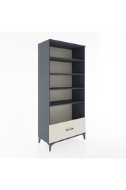 Hyperion Dolap 4 Raflı Tek Çekmeceli 88x44x195 Antrasit-Aytaşı