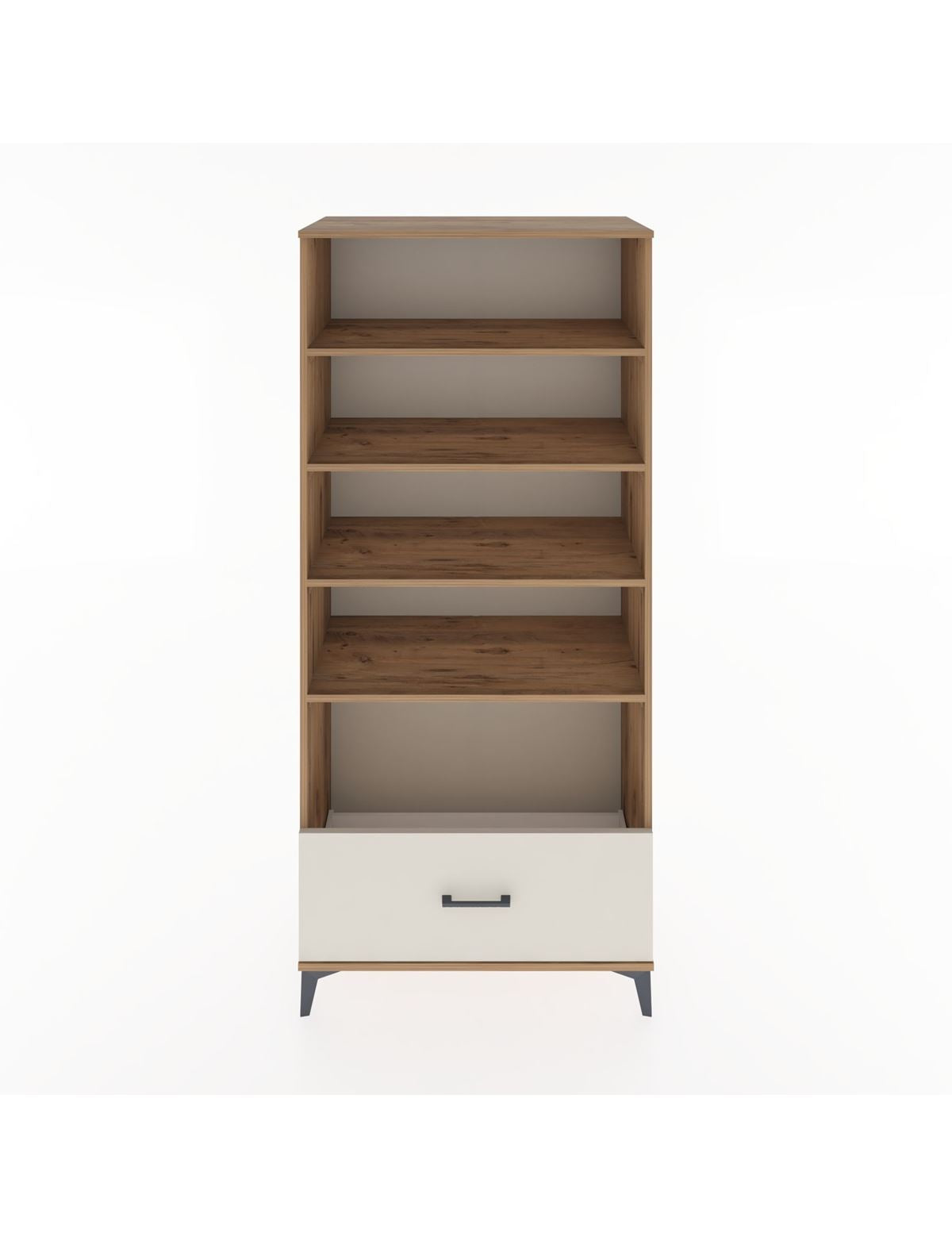 Hyperion Dolap 4 Raflı Tek Çekmeceli 88x44x195 Çam-Aytaşı