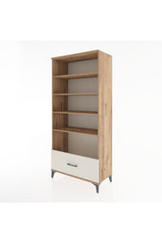 Hyperion Dolap 4 Raflı Tek Çekmeceli 88x44x195 Çam-Aytaşı