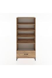 Hyperion Dolap 4 Raflı Tek Çekmeceli 88x44x195 Çam-Çam