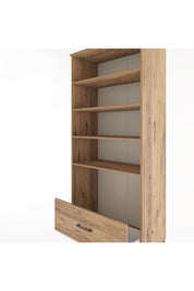 Hyperion Dolap 4 Raflı Tek Çekmeceli 88x44x195 Çam-Çam