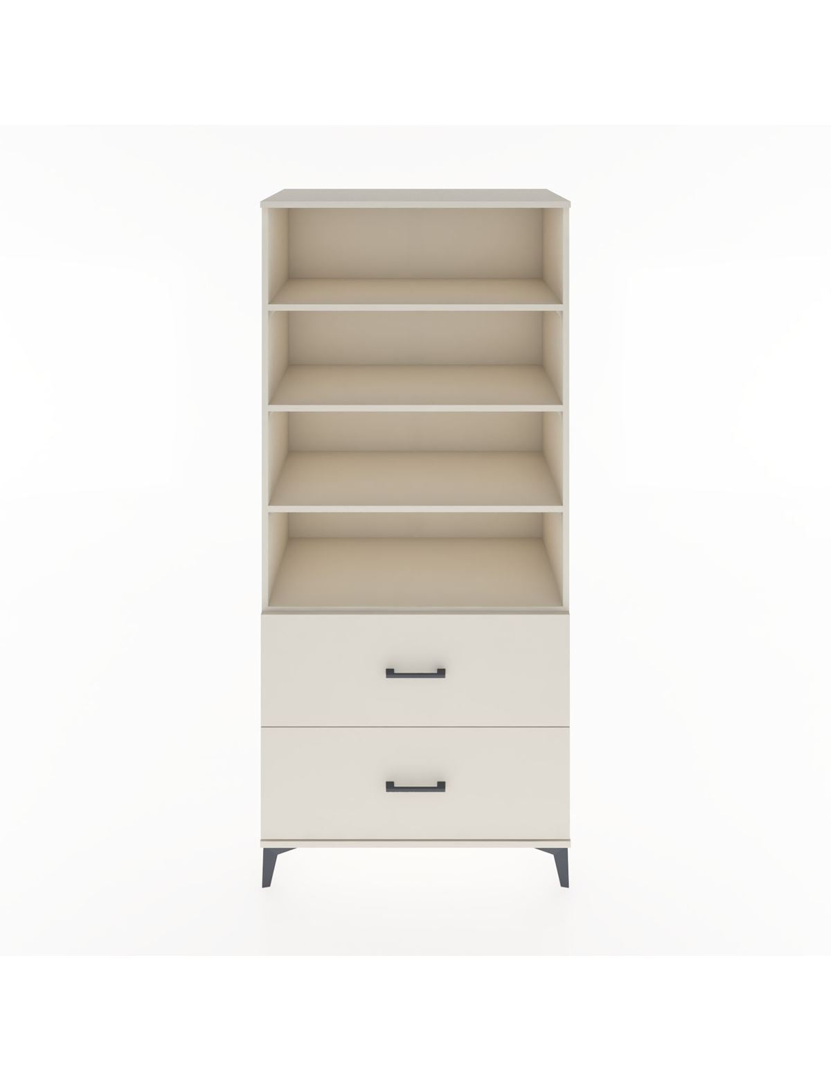 Hyperion Dolap 4 Raflı 2 Çekmeceli 88x44x195 Aytaşı-Aytaşı