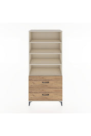Hyperion Dolap 4 Raflı 2 Çekmeceli 88x44x195 Aytaşı-Çam