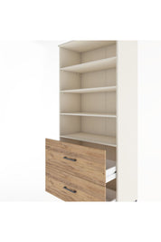 Hyperion Dolap 4 Raflı 2 Çekmeceli 88x44x195 Aytaşı-Çam