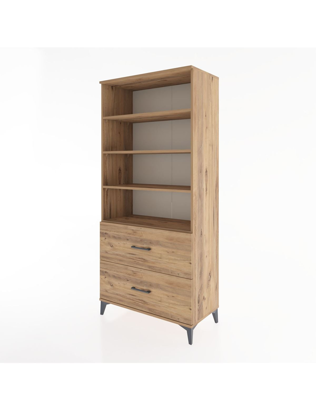 Hyperion Dolap 4 Raflı 2 Çekmeceli 88x44x195 - S60M047V9B