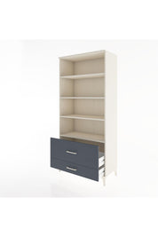 Hyperion Dolap 4 Raflı 2 Çekmeceli 88x44x195 Aytaşı-Antrasit