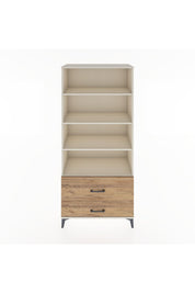 Hyperion Dolap 4 Raflı 2 Çekmeceli 88x44x195 Aytaşı-Çam