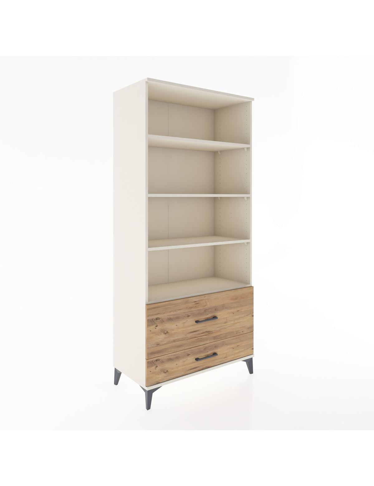 Hyperion Dolap 4 Raflı 2 Çekmeceli 88x44x195 Aytaşı-Çam