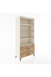 Hyperion Dolap 4 Raflı 2 Çekmeceli 88x44x195 Aytaşı-Çam