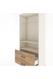 Hyperion Dolap 2 Raflı 2 Çekmeceli Tek Askılı 88x44x195 Aytaşı-Çam