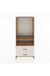 Hyperion Dolap 2 Raflı 2 Çekmeceli Tek Askılı 88x44x195 Çam-Aytaşı