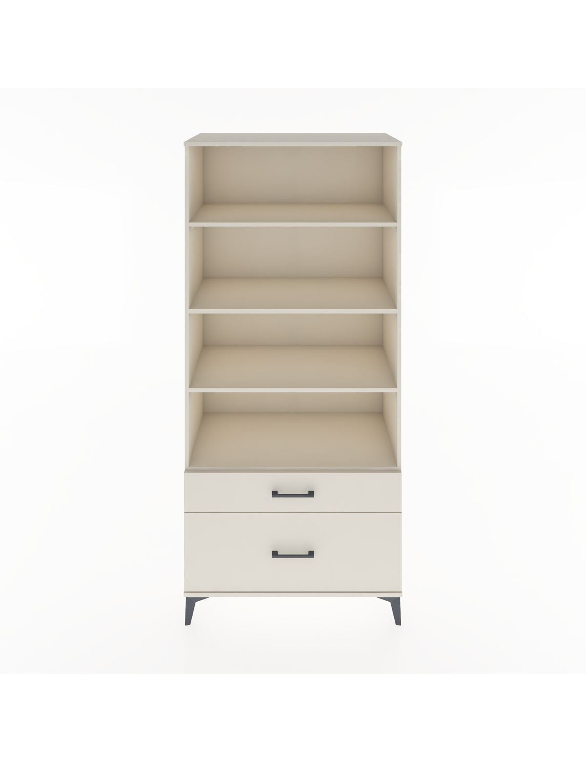 Hyperion Dolap 4 Raflı 2 Çekmeceli 88x44x195 Aytaşı-Aytaşı