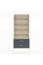 Hyperion Dolap 4 Raflı 2 Çekmeceli 88x44x195 Aytaşı-Antrasit