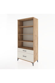 Hyperion Dolap 4 Raflı 2 Çekmeceli 88x44x195 Çam-Aytaşı