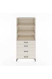 Hyperion Dolap 3 Raflı 4 Çekmeceli 88x44x195 Aytaşı-Aytaşı