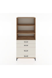 Hyperion Dolap 3 Raflı 4 Çekmeceli 88x44x195 Çam-Aytaşı