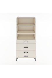 Hyperion Dolap 3 Raflı 4 Çekmeceli 88x44x195 Aytaşı-Aytaşı