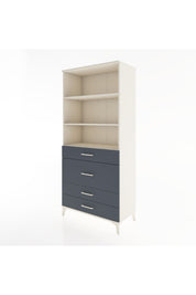 Hyperion Dolap 3 Raflı 4 Çekmeceli 88x44x195 Aytaşı-Antrasit