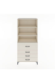 Hyperion Dolap 3 Raflı 4 Çekmeceli 88x44x195 Aytaşı-Aytaşı