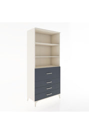 Hyperion Dolap 3 Raflı 4 Çekmeceli 88x44x195 Aytaşı-Antrasit