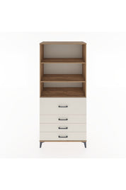 Hyperion Dolap 3 Raflı 4 Çekmeceli 88x44x195 Çam-Aytaşı