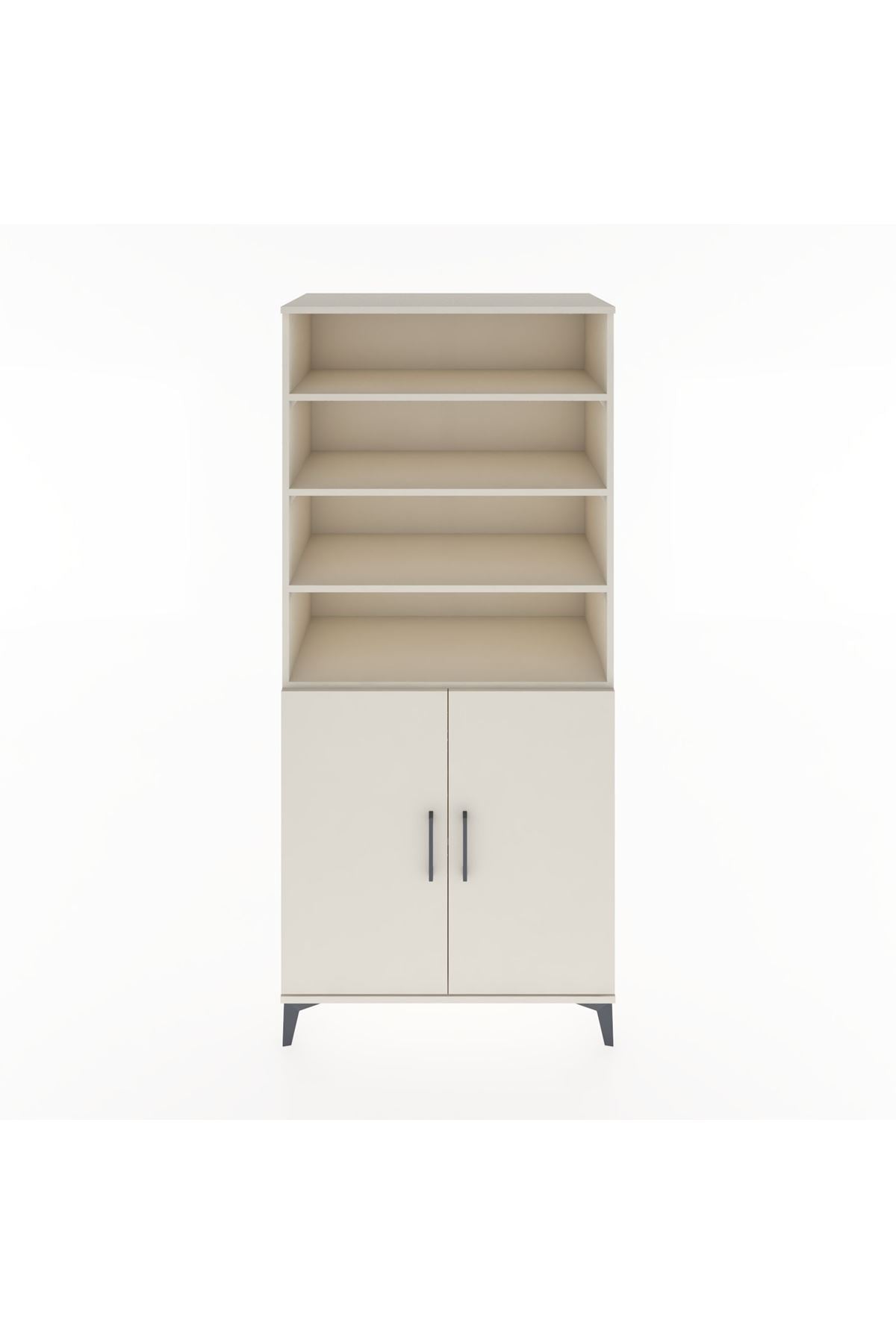 Hyperion Dolap 5 Raflı 2 Kapaklı 88x44x195 Aytaşı-Aytaşı