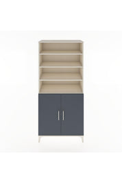 Hyperion Dolap 5 Raflı 2 Kapaklı 88x44x195 Aytaşı-Antrasit