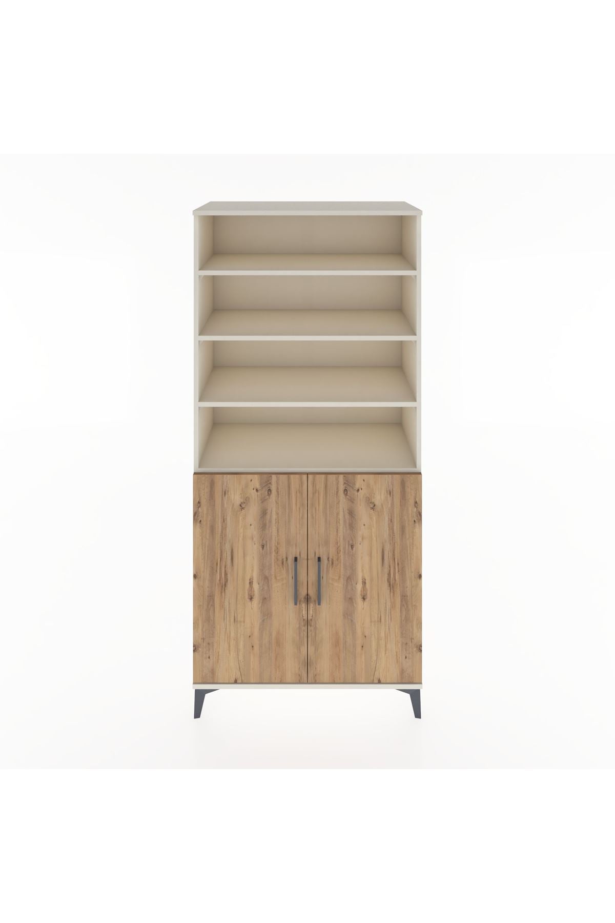 Hyperion Dolap 5 Raflı 2 Kapaklı 88x44x195 Aytaşı-Çam