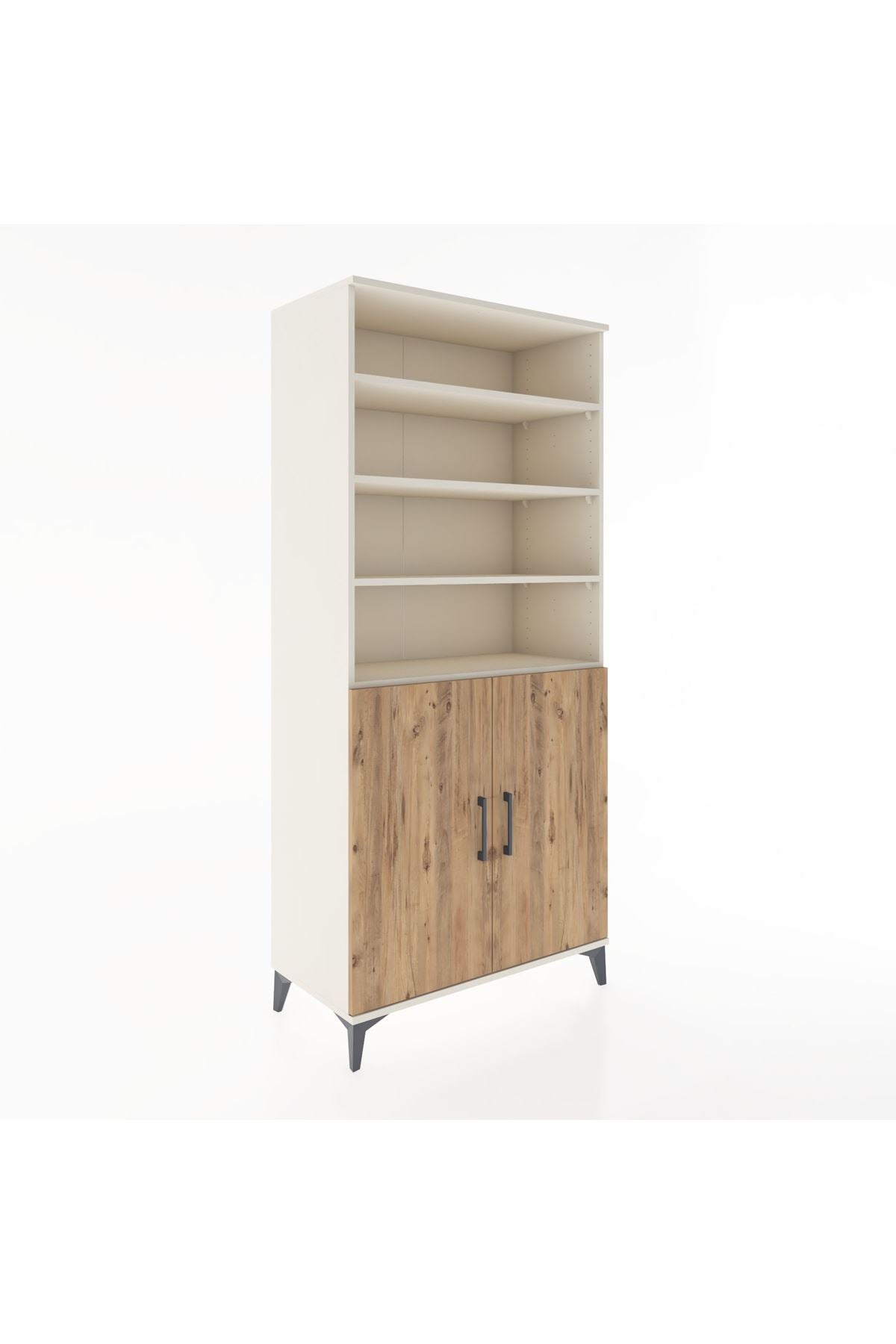 Hyperion Dolap 5 Raflı 2 Kapaklı 88x44x195 Aytaşı-Çam