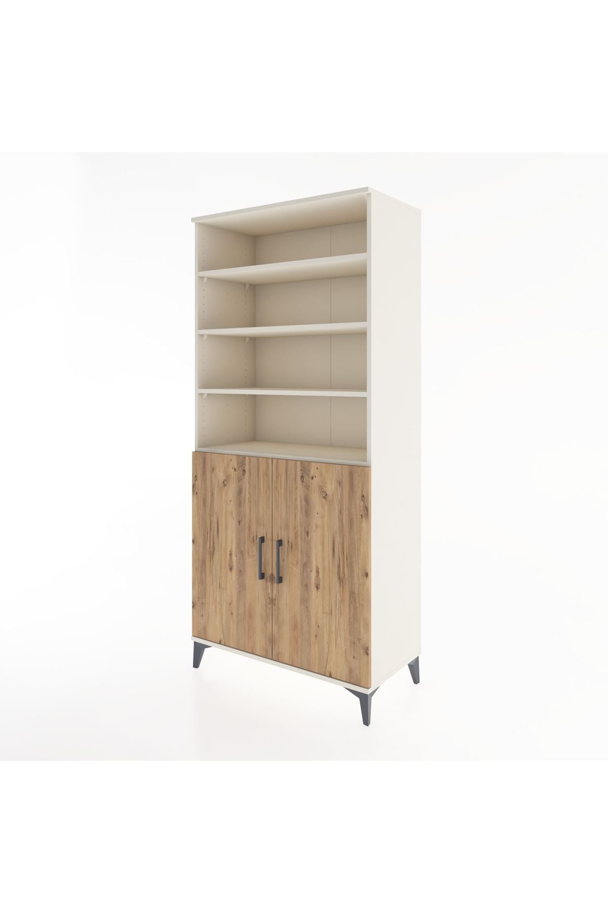 Hyperion Dolap 5 Raflı 2 Kapaklı 88x44x195 Aytaşı-Çam