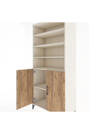 Hyperion Dolap 5 Raflı 2 Kapaklı 88x44x195 Aytaşı-Çam