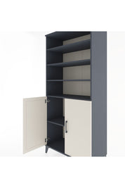 Hyperion Dolap 5 Raflı 2 Kapaklı 88x44x195 Antrasit-Aytaşı