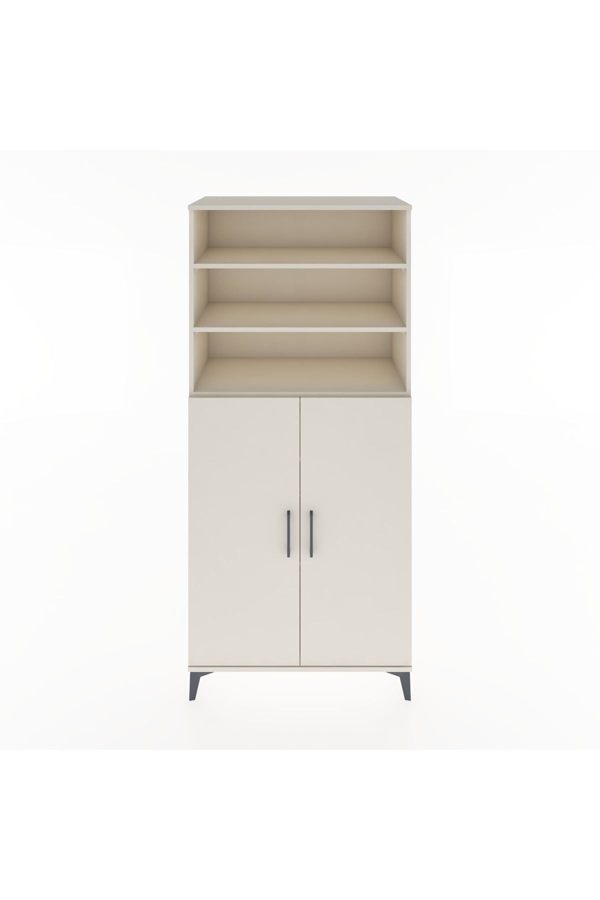 Hyperion Dolap 5 Raflı 2 Kapaklı 88x44x195 Aytaşı-Aytaşı