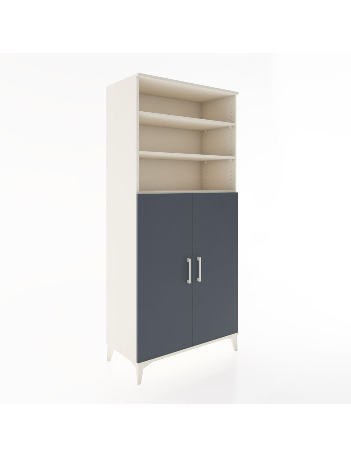 Hyperion Dolap 5 Raflı 2 Kapaklı 88x44x195 Aytaşı-Antrasit