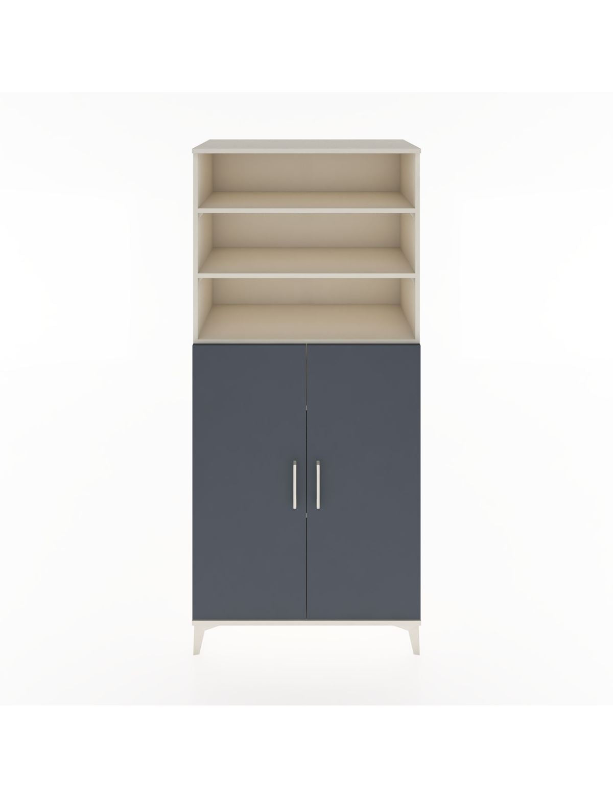 Hyperion Dolap 5 Raflı 2 Kapaklı 88x44x195 Aytaşı-Antrasit