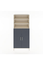 Hyperion Dolap 5 Raflı 2 Kapaklı 88x44x195 Aytaşı-Antrasit