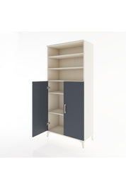 Hyperion Dolap 5 Raflı 2 Kapaklı 88x44x195 Aytaşı-Antrasit