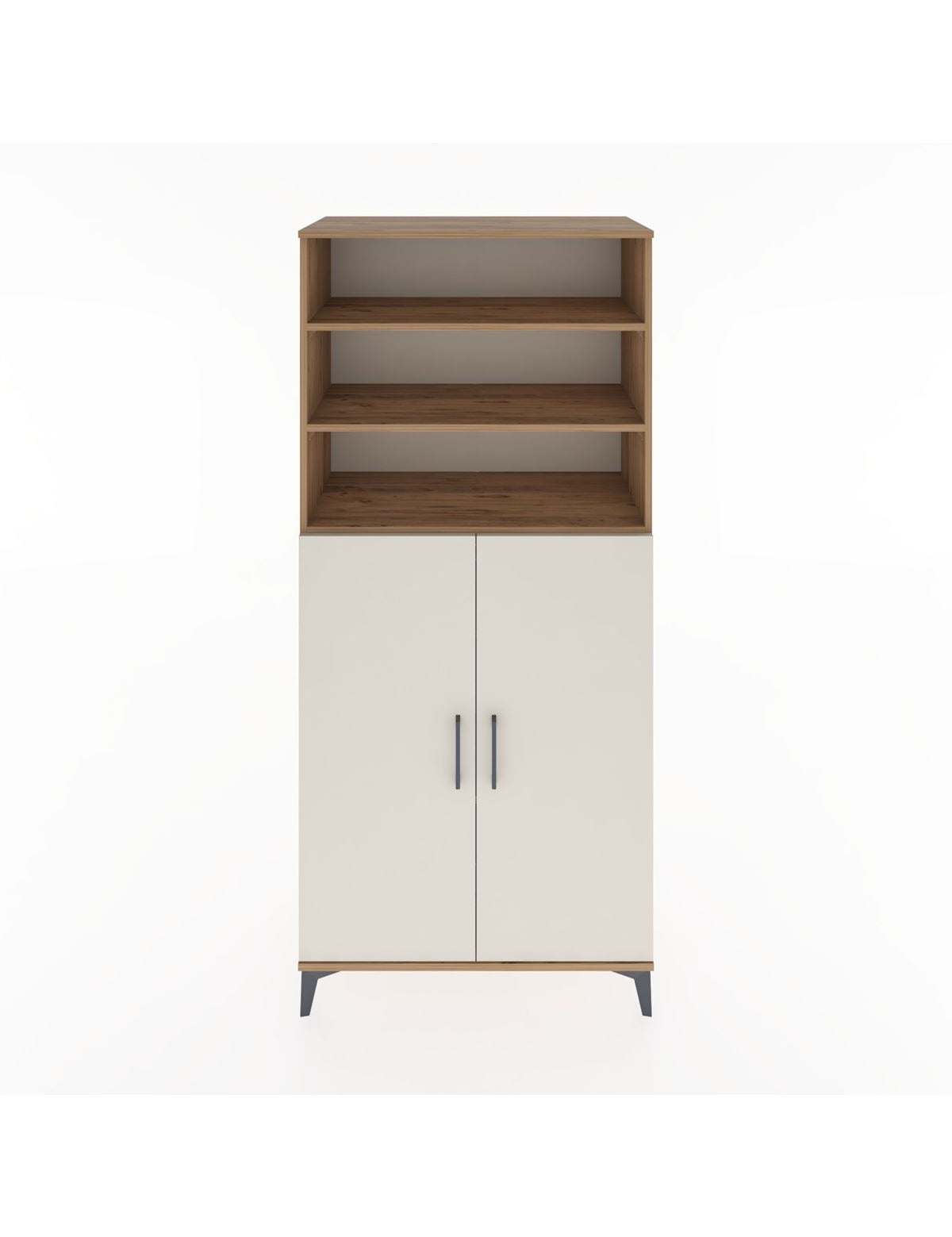 Hyperion Dolap 5 Raflı 2 Kapaklı 88x44x195 Çam-Aytaşı